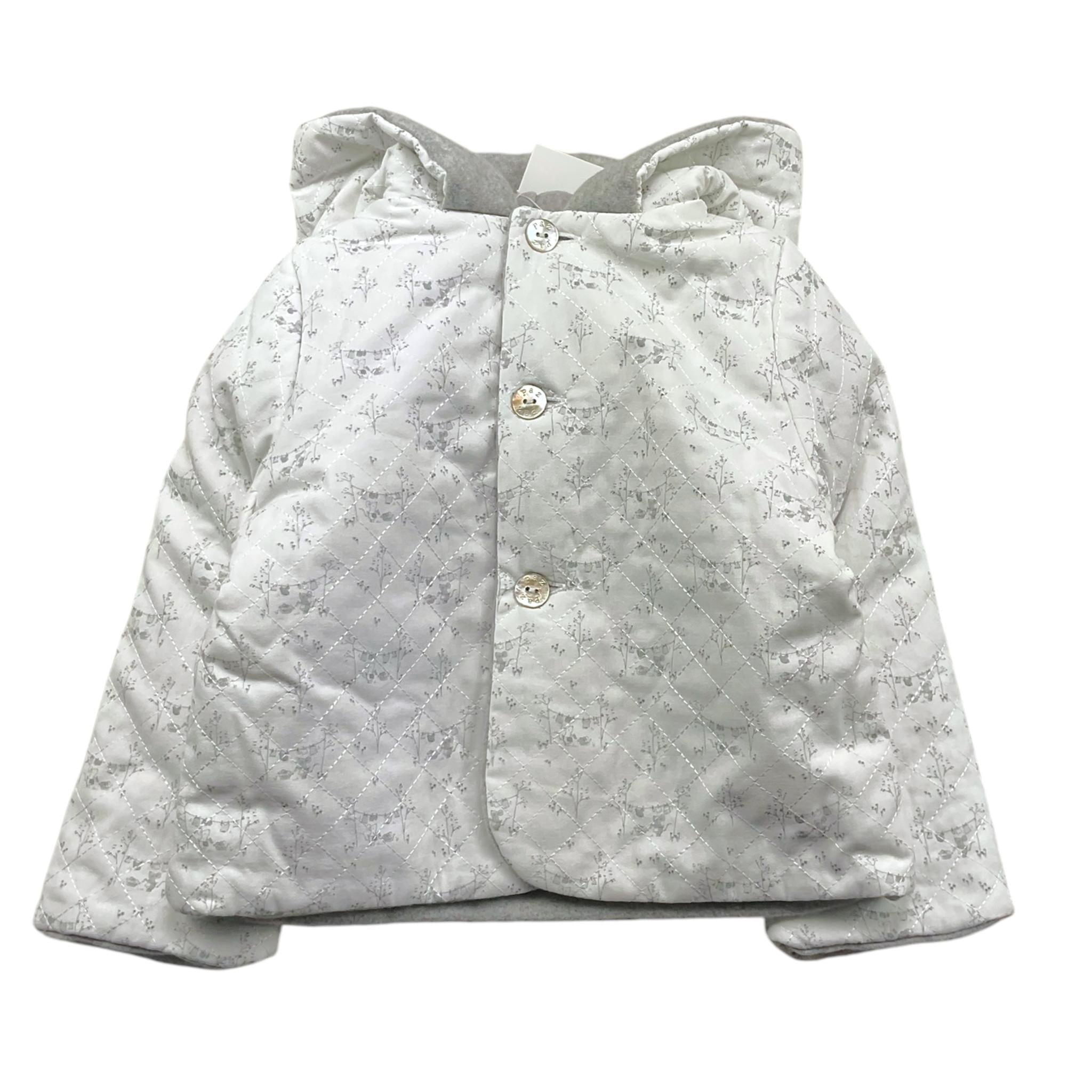 PAZ RODRIGUEZ giubbino tinta unita con bottoni e cappuccio Bianco per Neonata 012152034 BIANCO PAZ RODRIGUEZ