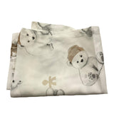 LE BEBE' lenzuola tinta unita con stampa orso Bianco per Neonato LBB5245 BIANCO LE BEBE'