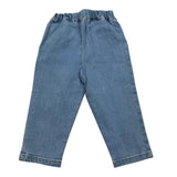 CARRE'MENT BEAU jeans tinta unita con elastico in vita Azzurro per Neonata Y04160 AZZURRO CARRE'MENT BEAU
