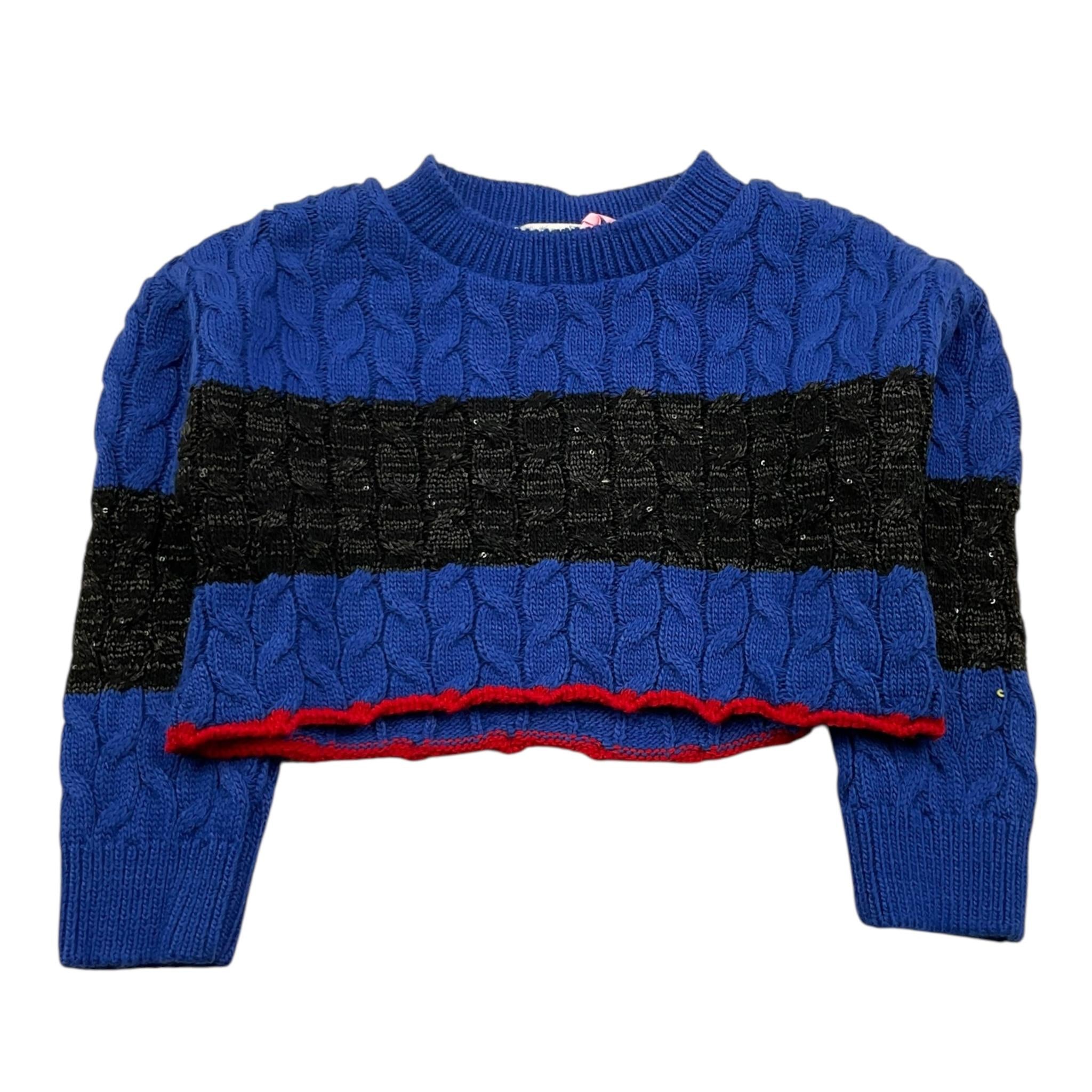 VICOLO maglia tinta unita girocollo Blu per Bambina 3141WY00095X BLU VICOLO