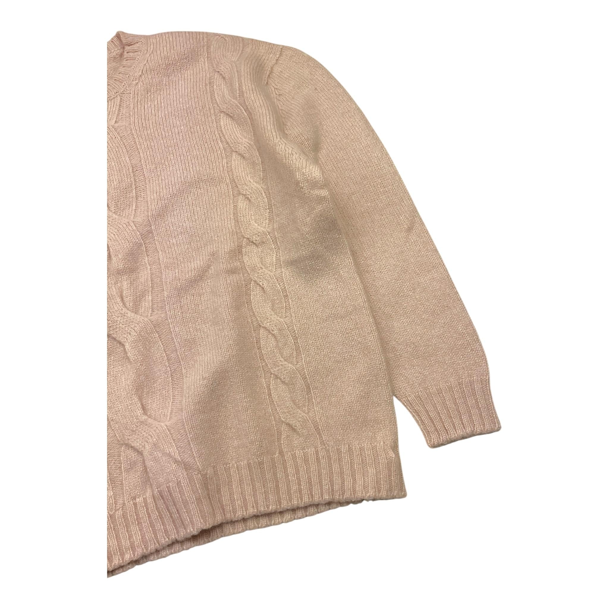 JURTA maglia girocollo tinta unita Rosa per Bambina DANGGG ROSA JURTA