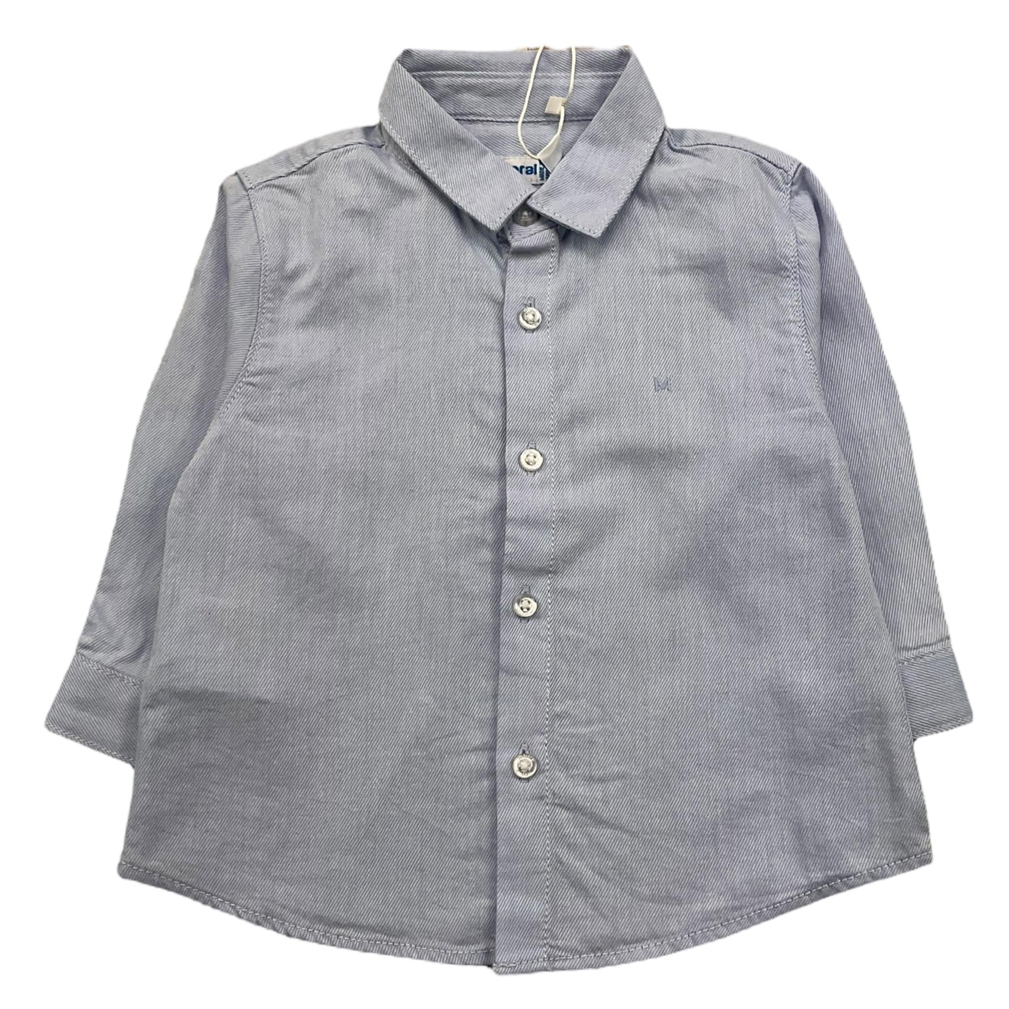 MAYORAL camicia manica lunga tinta unita Azzurro per Bambino 124XX AZZURRO MAYORAL