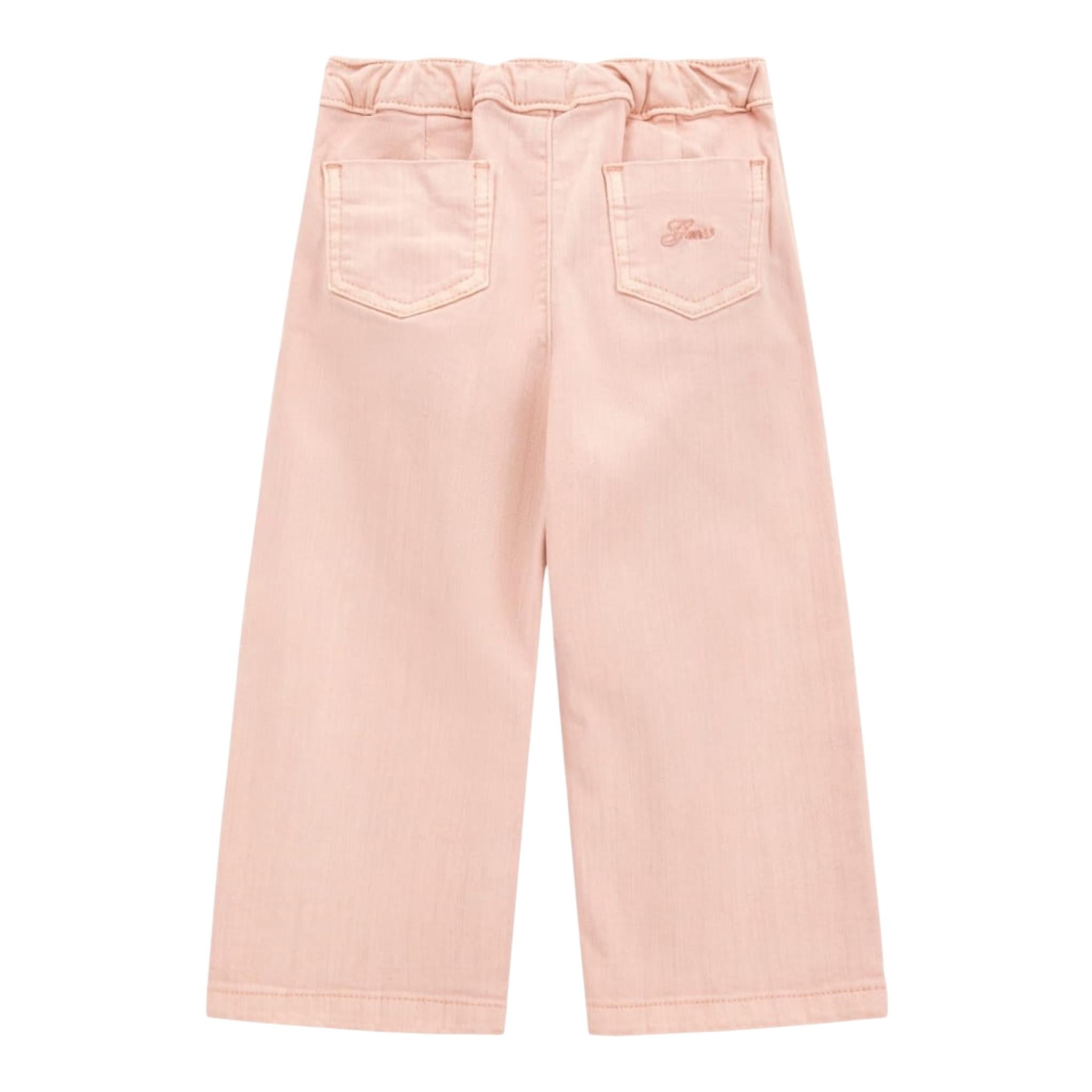 GUESS jeans tinta unita modello zampa Rosa per Bambina K4YB04WE620 ROSA GUESS