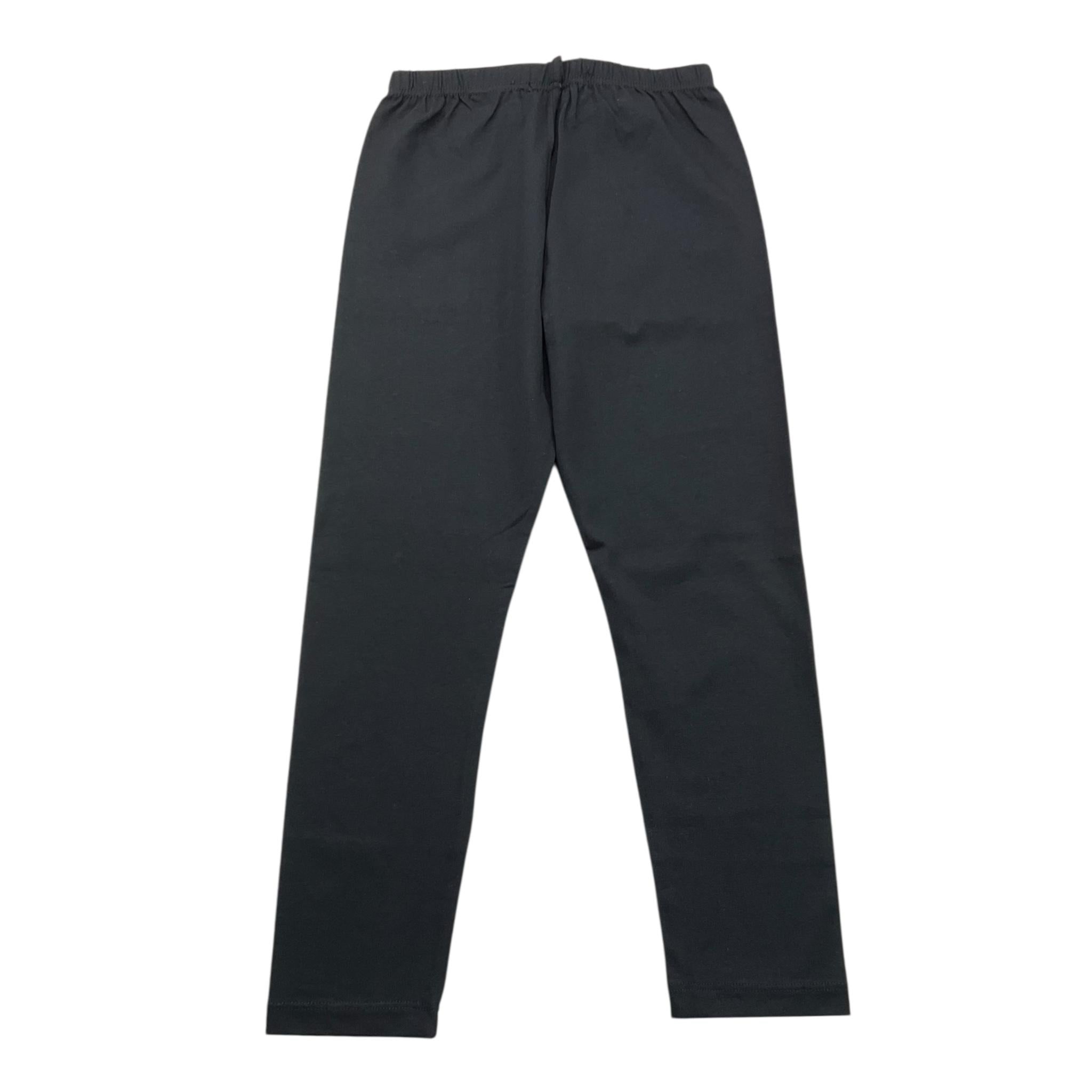 GAELLE leggins tinta unita con logo Nero per Bambina 2741P0973 NERO GAELLE
