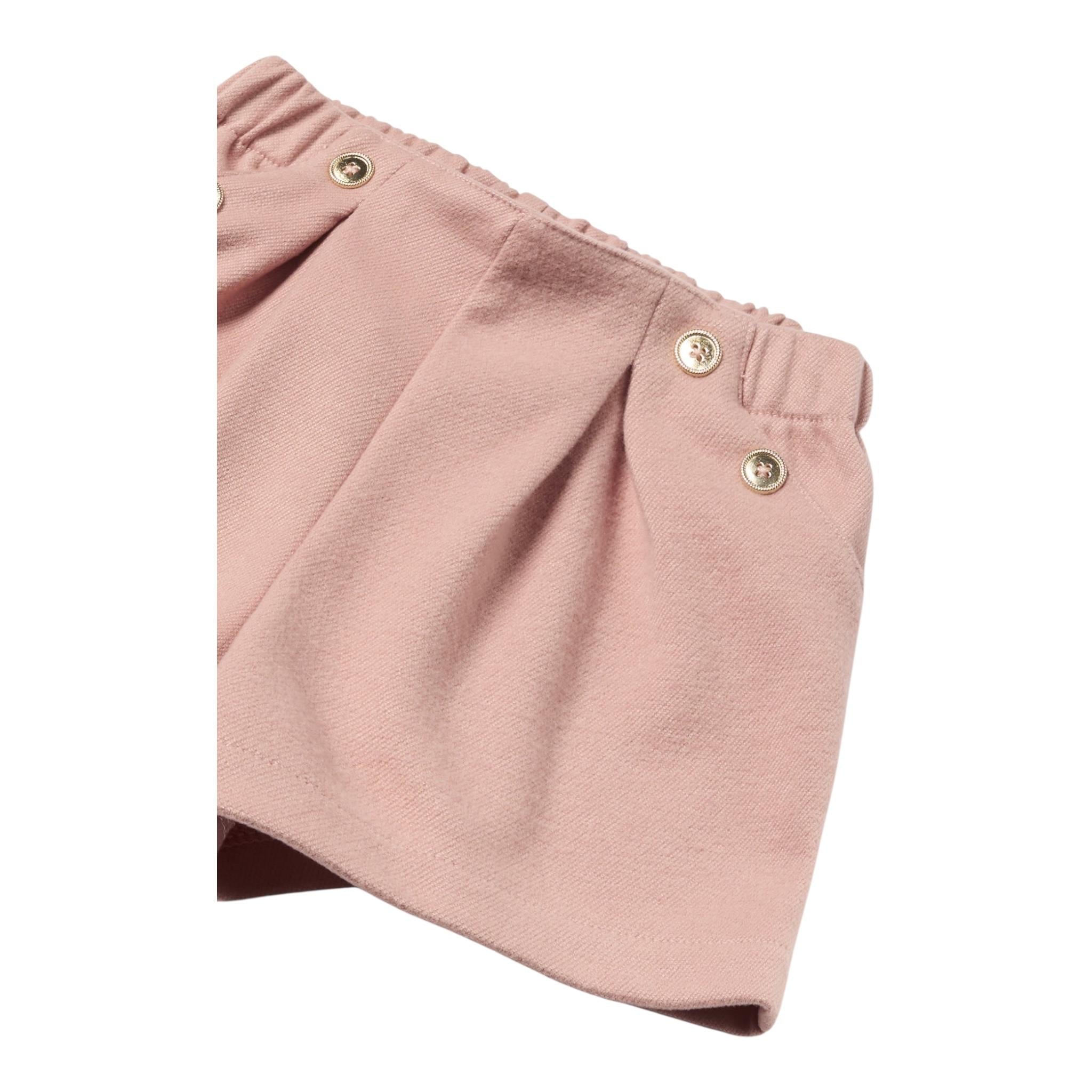 MAYORAL short tinta unita con elastico in contrasto Rosa per Neonata 2252 ROSA MAYORAL
