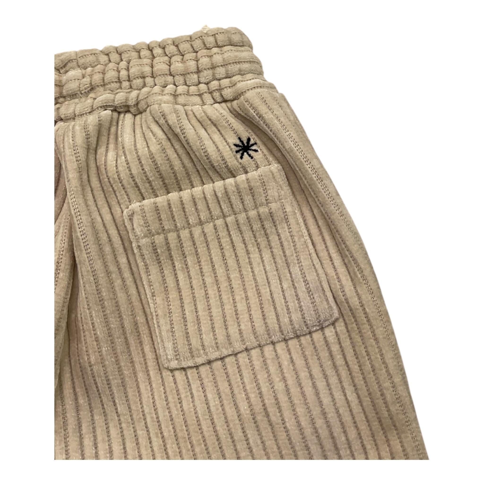 MANUEL RITZ pantalone tinta unita cn elastico in vita in velluto Beige per Neonato MR2836X BEIGE MANUEL RITZ