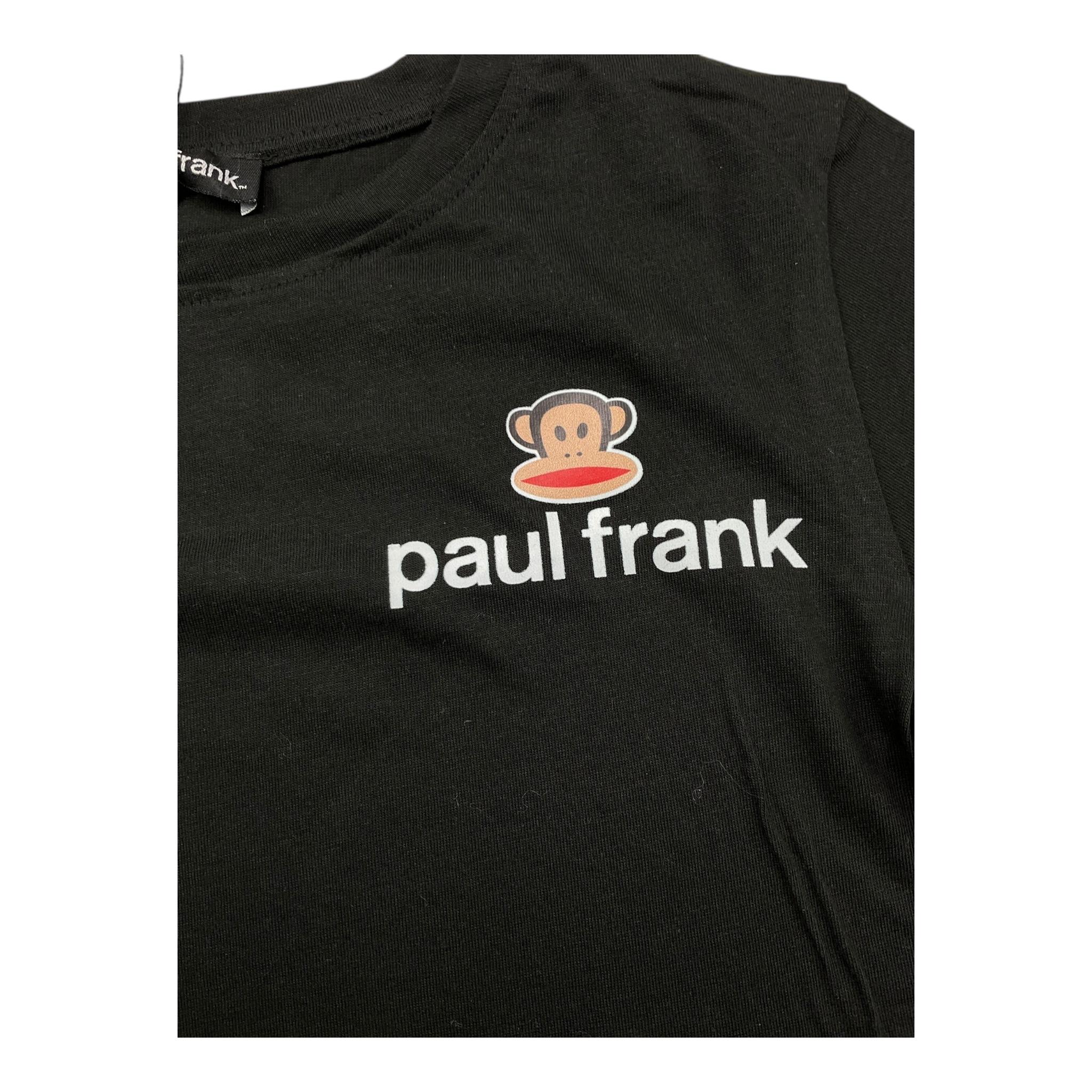 PAUL FRANK t-shirt tinta unita girocollo con stampa Nero per Bambino 13152 NERO PAUL FRANK