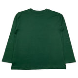 MAYORAL shirt girocollo tinta unita con stampa Verde per Bambino 173X VERDE MAYORAL