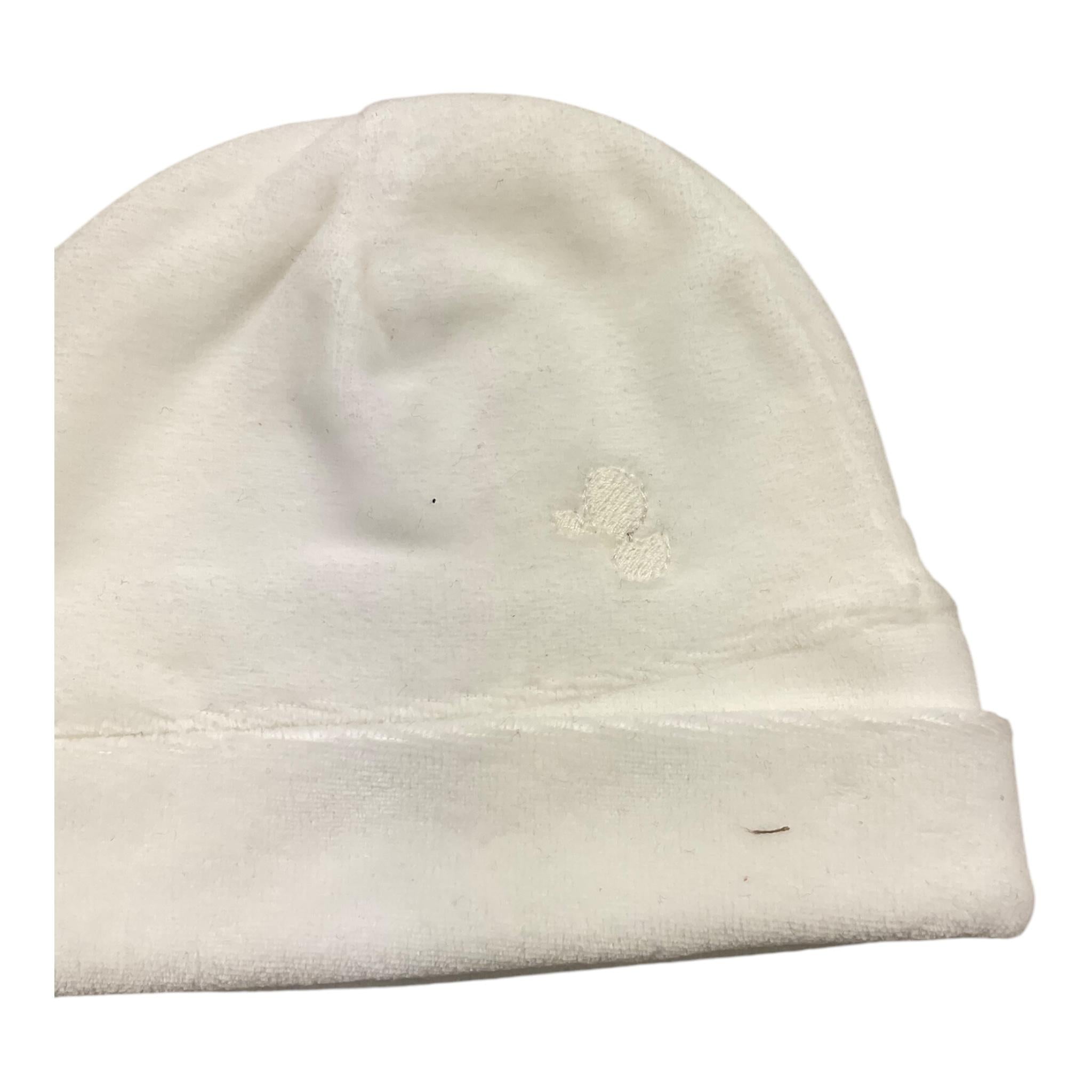 LALALU' cappello tinta unita in ciniglia Panna per Neonato CAL6L PANNA LALALU'
