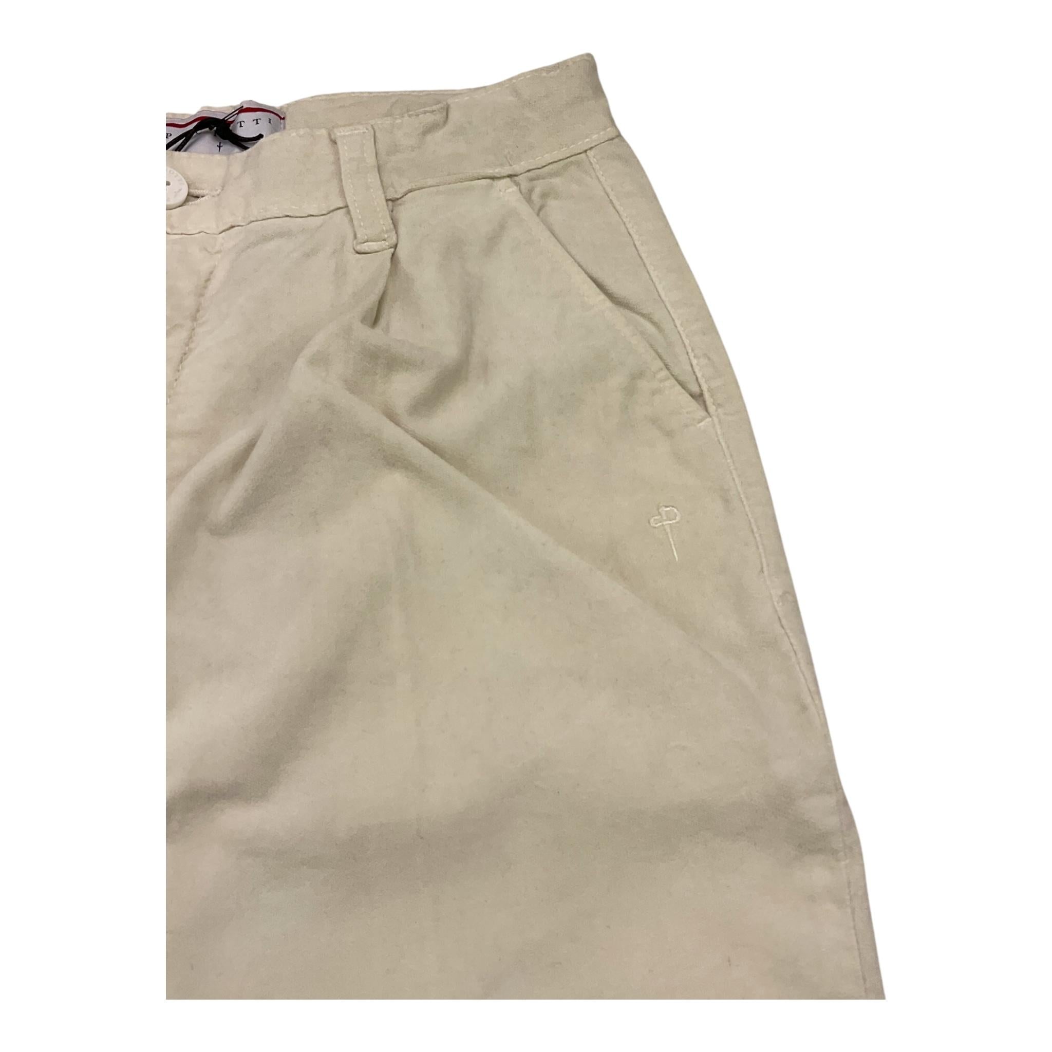 CESARE PACIOTTI pantalone tinta unita con girovita regolabile Panna per Bambino PTP5353J PANNA CESARE PACIOTTI