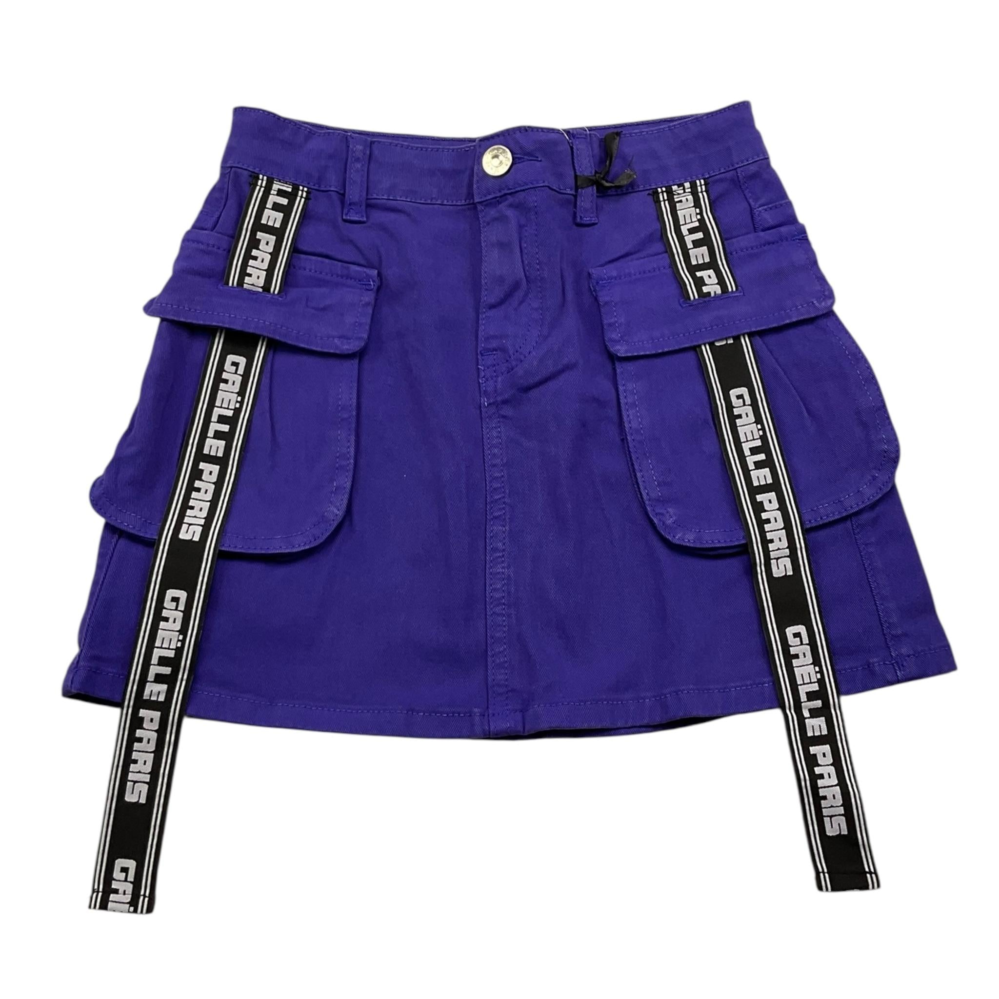 GAELLE gonna tinta unita con tasconi Viola per Bambina 2742G00311XX VIOLA GAELLE