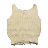 VICOLO top tinta unita giromanica Panna per Bambina 3141TOPW00111X PANNA VICOLO