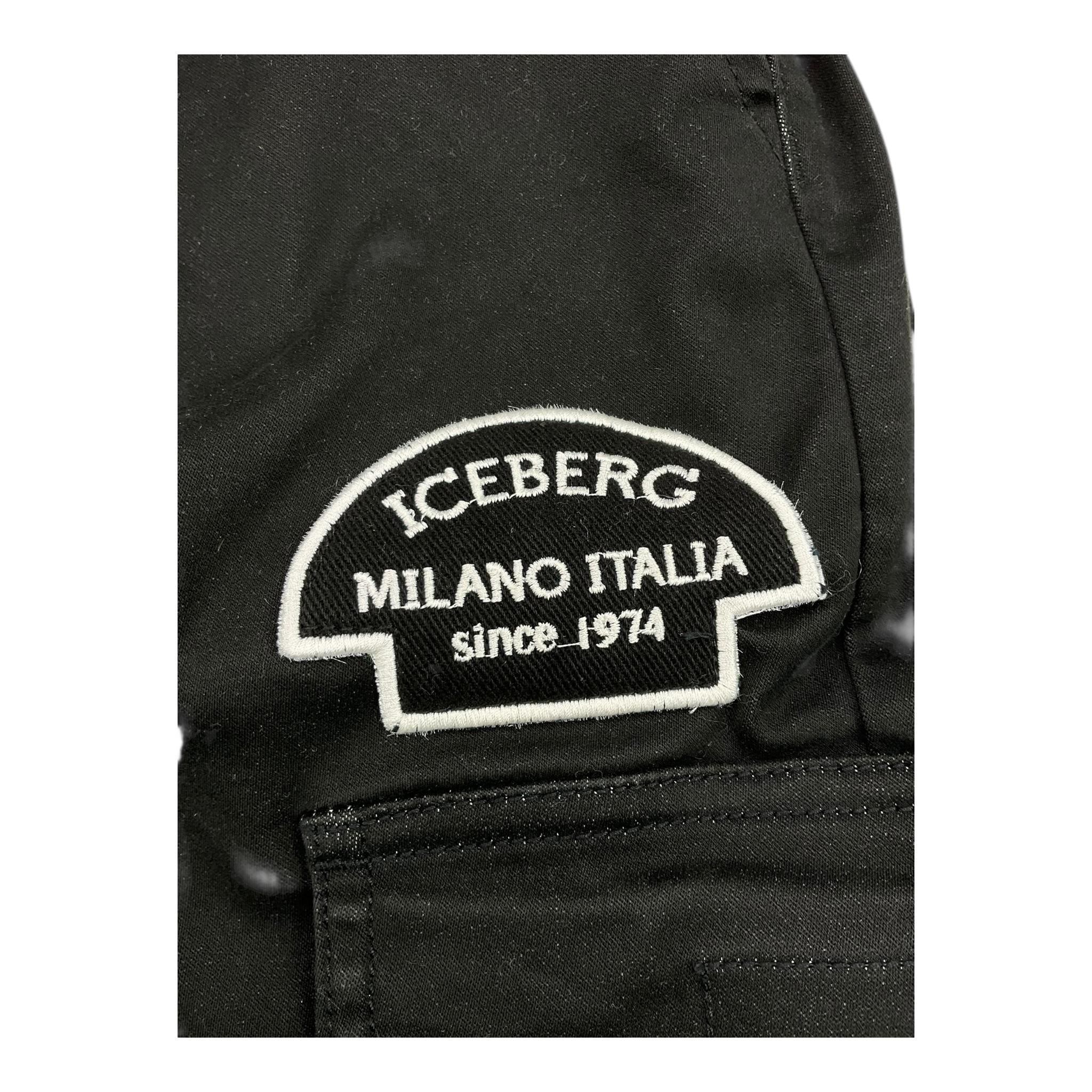 ICEBERG pantalone tinta unita con tasconi ed elastico in vita Nero per Bambino PTICE5301J NERO ICEBERG