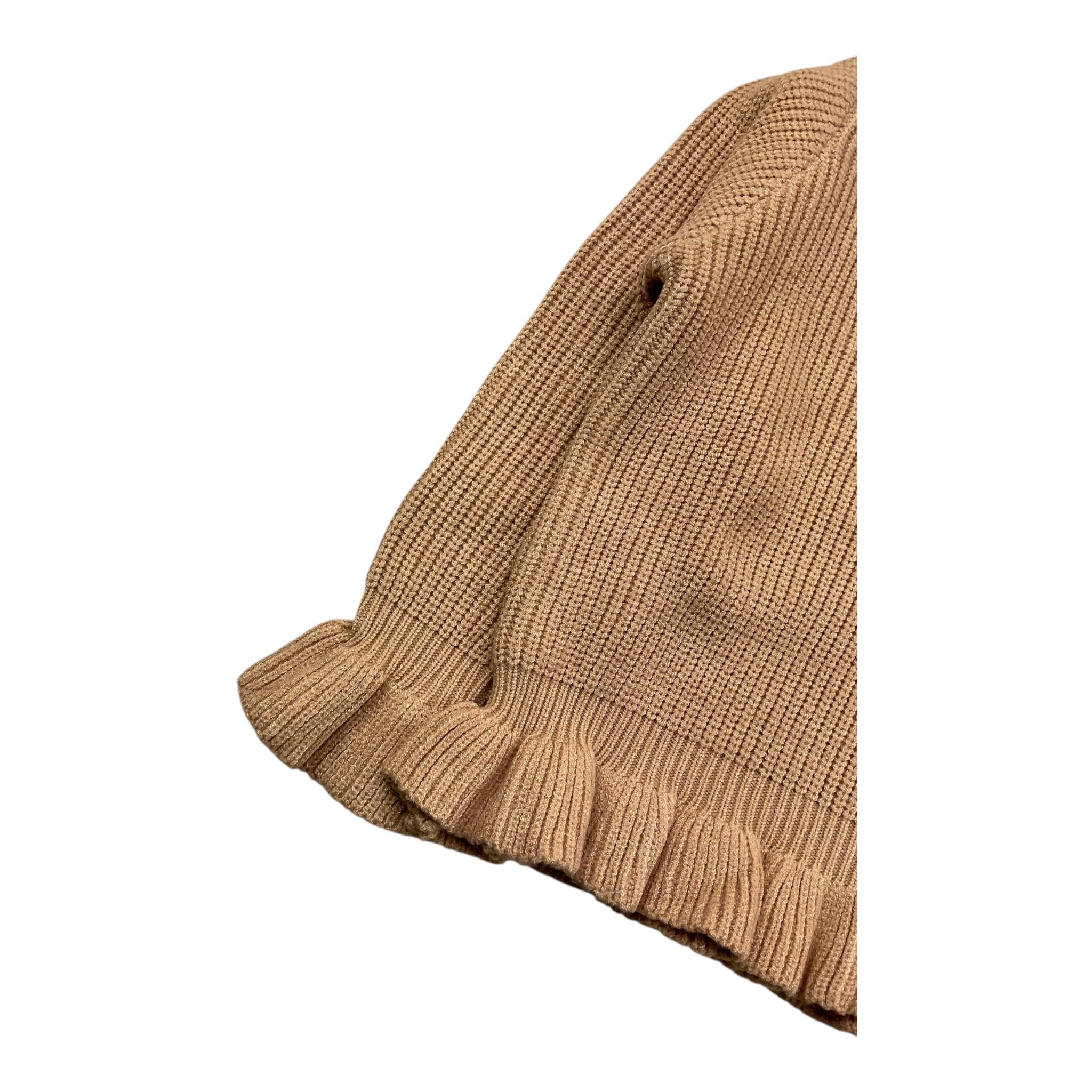 FUN & FUN maglia girocollo tinta unita Beige per Bambina FBSW00148 BEIGE FUN & FUN