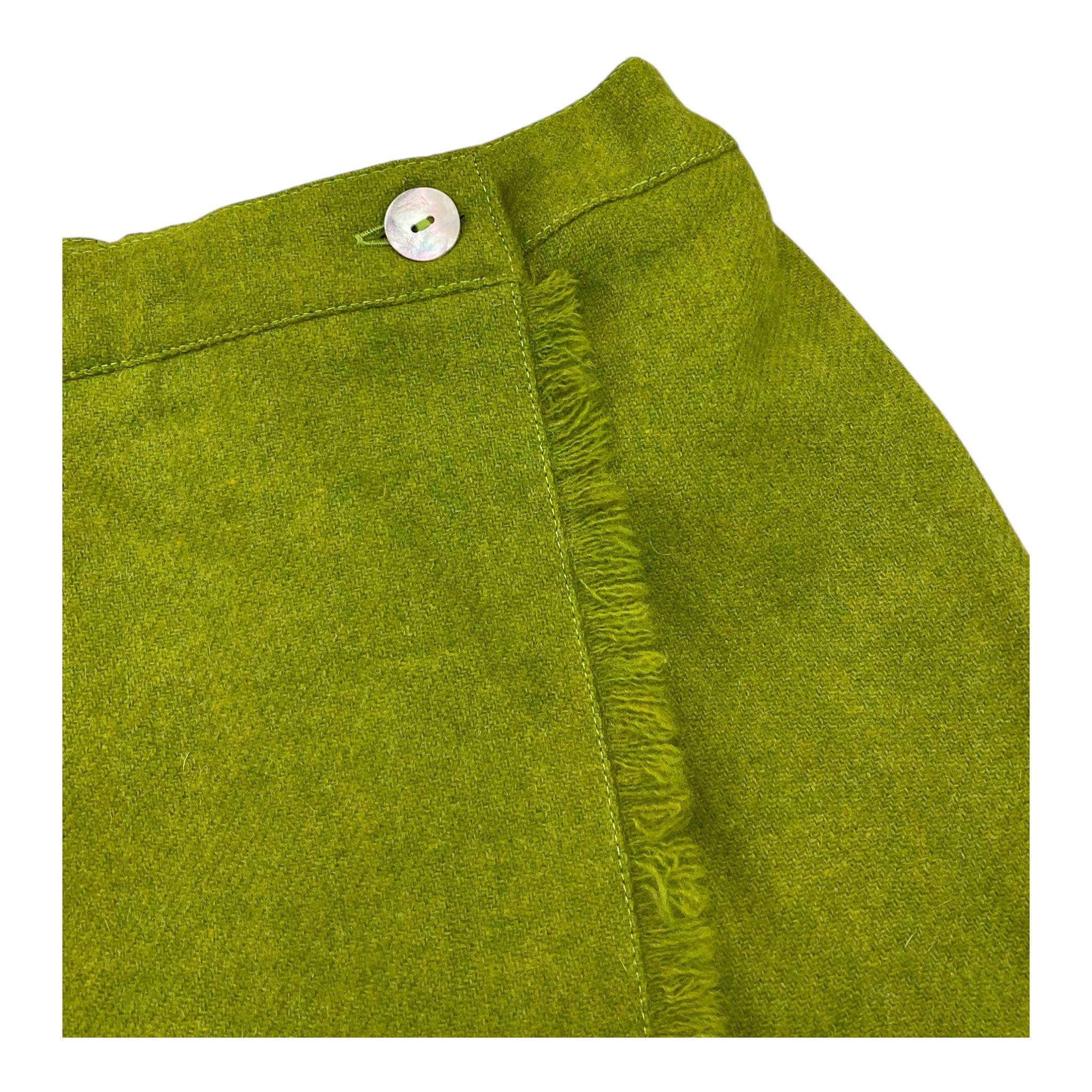 PAIO CRIPPA short tinta unita con elastico in vita Verde per Bambina CROCUS VERDE PAIO CRIPPA