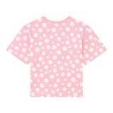 MARC JACOBS t-shirt girocollo tinta unita fantsia pois Rosa per Bambina W60219 ROSA MARC JACOBS