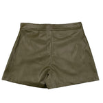 LIU JO short in ecopelle tinta unita  Verde per Bambina GF4057 VERDE LIU JO