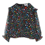 STELLA McCARTNEY camicia manica lunga fantasia stelle Nero per Bambina TV5A40X NERO STELLA McCARTNEY