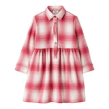 IL GUFO abito modello camicia bicolore con fantasia Bianco/fuxia per Neonata A24VL593W3069N BIANCO/FUXIA IL GUFO