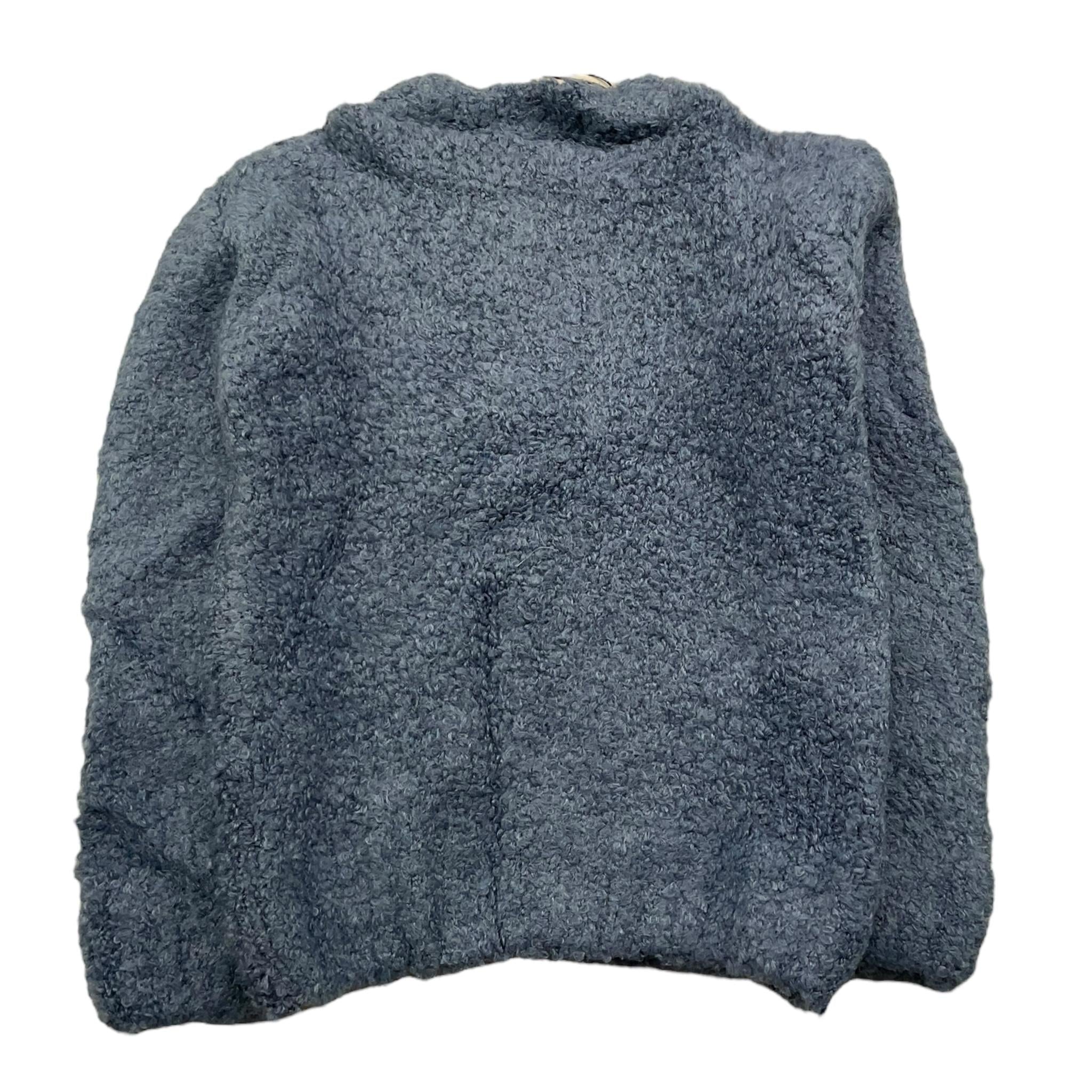 I'M BRIAN maglia tinta unita girocollo in teddy Blu per Bambino MA3013JXX BLU I'M BRIAN