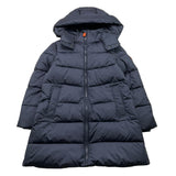 SAVE THE DUCK giubbino tinta unita con cappuccio Blu per Bambina J40270GX BLU SAVE THE DUCK