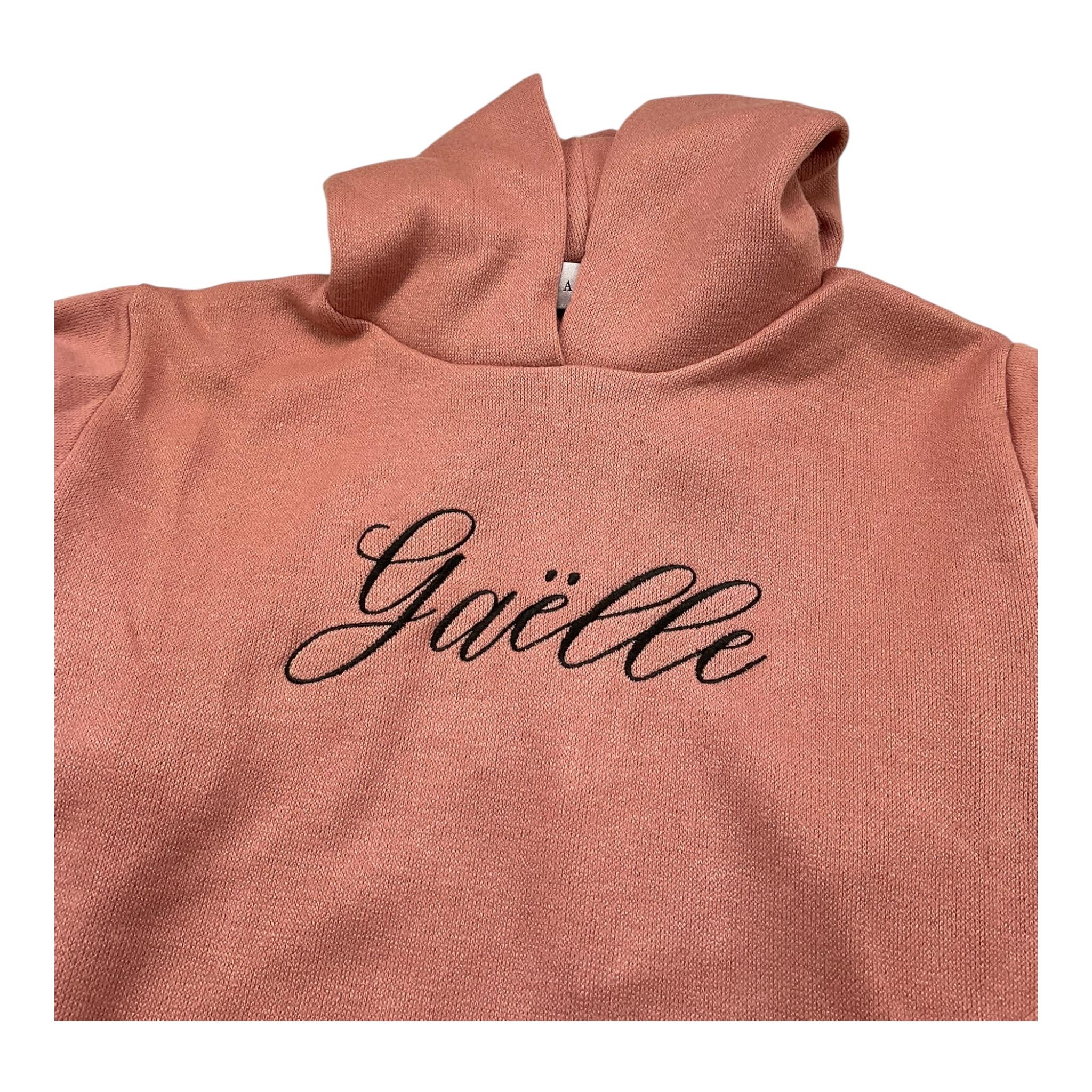 GAELLE felpa in maglia con cappuccio tinta unita Rosa per Bambina 2741W00330XX ROSA GAELLE