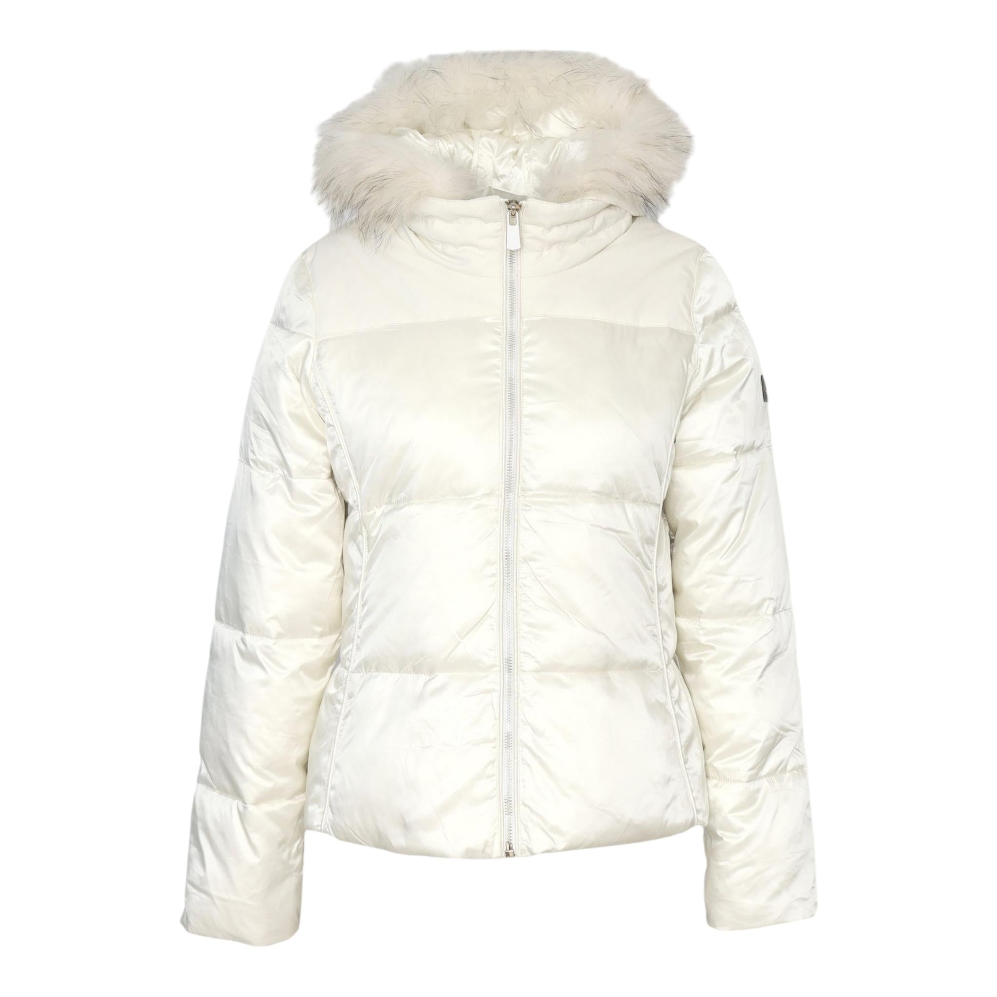 YES ZEE giubbino tinta unita con zip e cappuccio Bianco per Bambina 3077 BIANCO YES ZEE