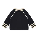 EMPORIO ARMANI polo tinta unita con colletto in contrasto Blu per Bambino 6DHFJQ BLU EMPORIO ARMANI