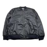 BiKKEMBERGS giubbino bomber tinta unita in ecopelle Nero per Bambino BK2834 NERO BiKKEMBERGS