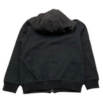 REFRIGIWEAR felpa tinta unita con zip e cappuccio Nero per Bambino RW700X NERO REFRIGIWEAR
