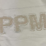 PAOLO PECORA felpa girocollo tinta unita con stampa Bianco per Bambino PP3824 BIANCO PAOLO PECORA