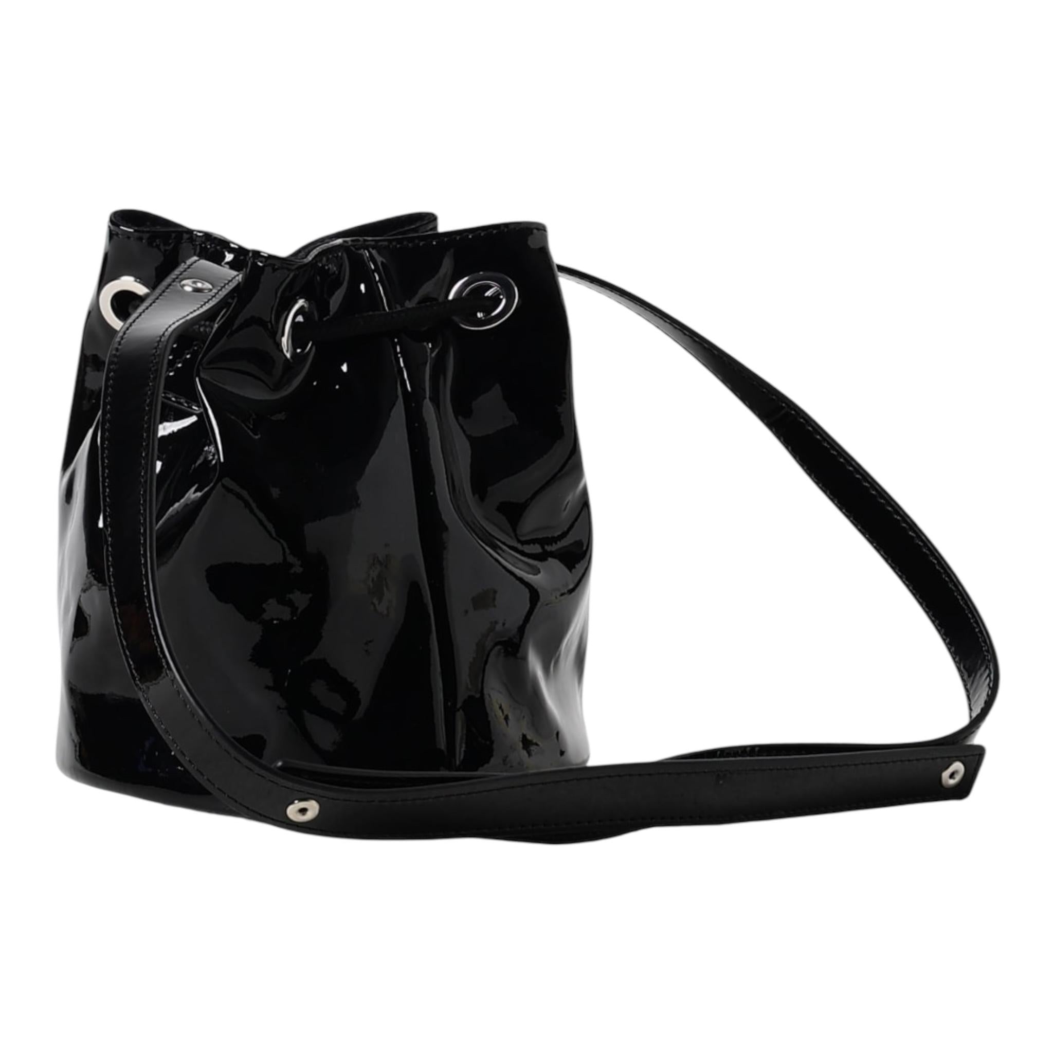 MAX&Co. borsa tinta unita in vernice Nero per Bambina J01930 NERO MAX&Co.