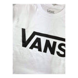 VANS shirt girocollo tinta unita con stampa logo Bianco per Bambino VN000XIYB2 BIANCO VANS