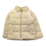 TRUSSARDI giubbino tinta unita con zip e stampa Beige per Neonata TIA24049PI BEIGE TRUSSARDI