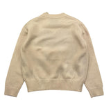 SAINT BARTH maglia gircollo tinta unita con stampa Panna per Bambina BIGCOURMA PANNA SAINT BARTH