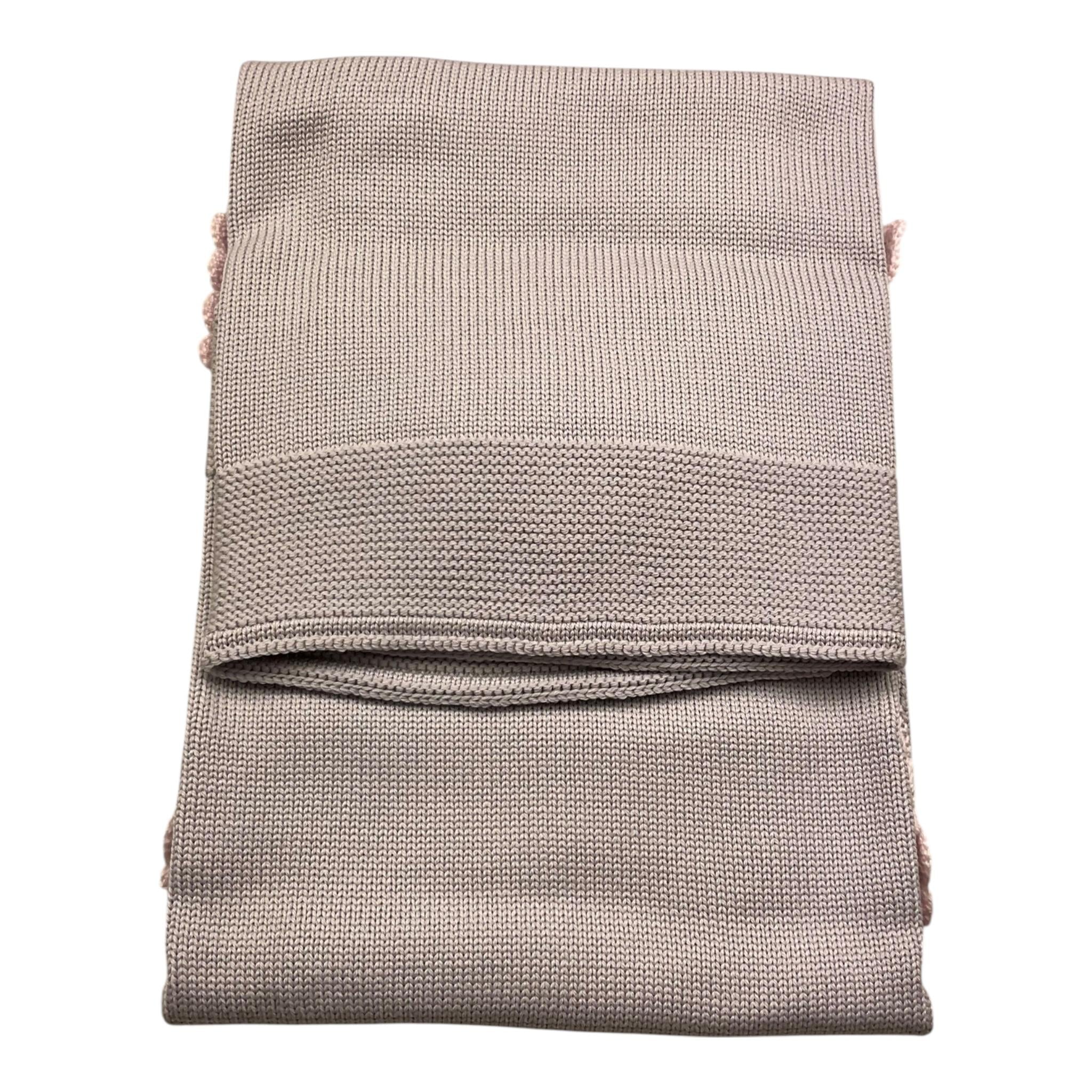 BABY LORD coperta tinta unita con ricami Sabbia per Neonata 104CC SABBIA BABY LORD