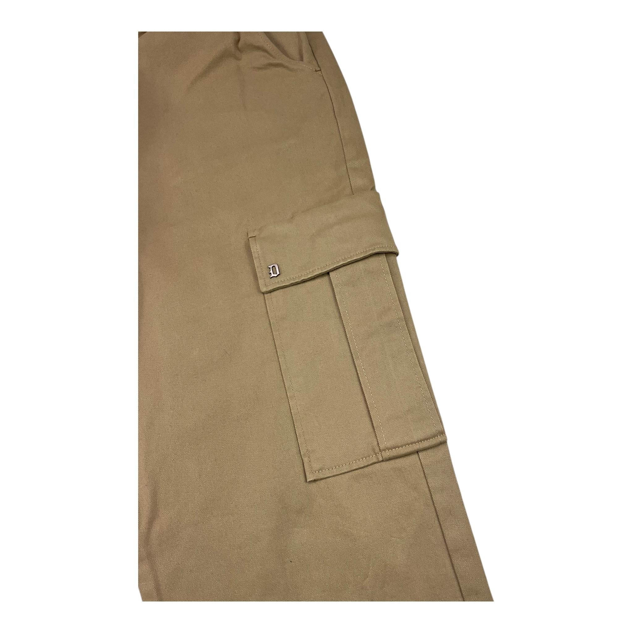 DONDUP pantalone tinta unita con elastico in vita Beige per Bambino DMPA073 BEIGE DONDUP