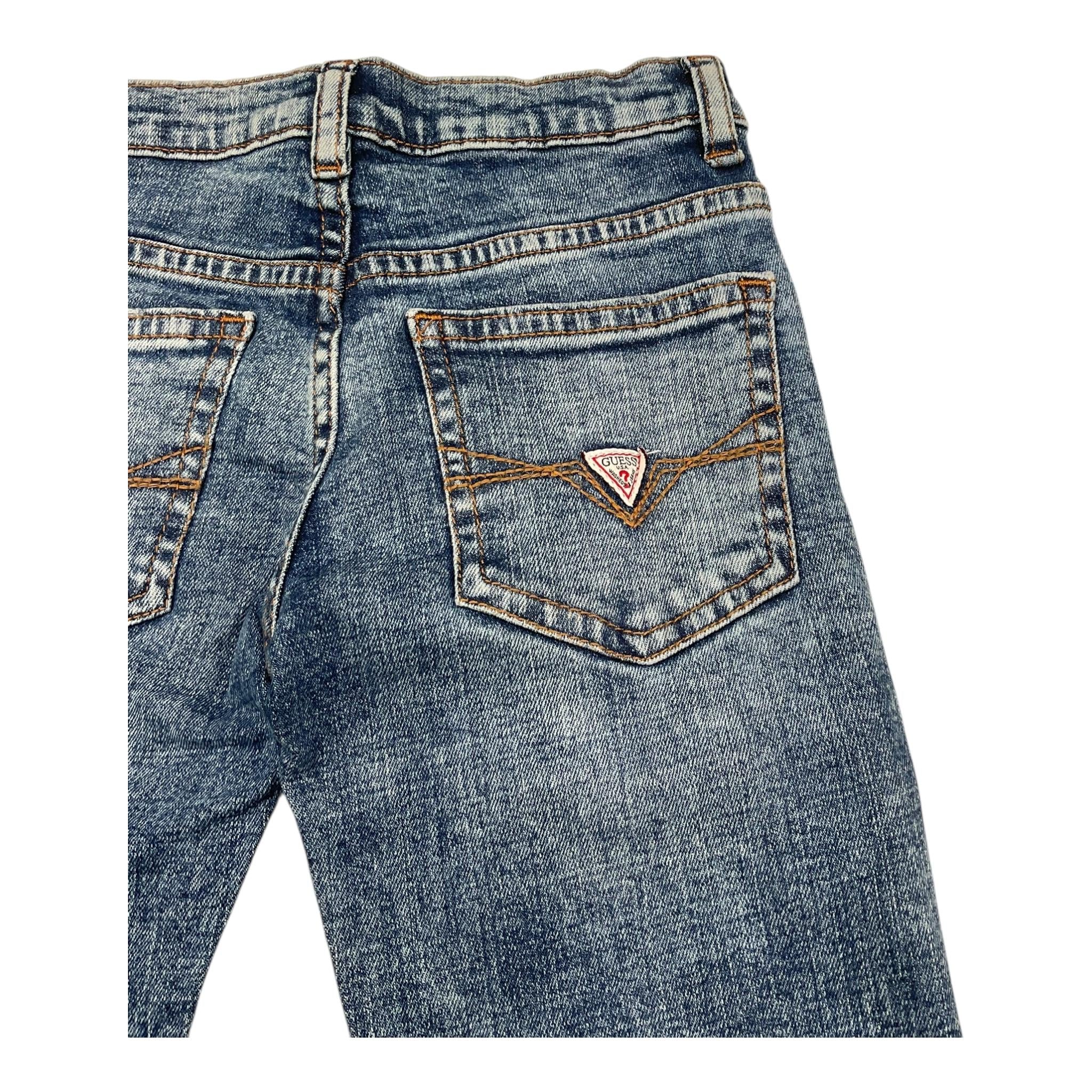 GUESS jeans tinta unita con girovita regolabile Azzurro per Bambino N4YA08D52Z0 AZZURRO GUESS