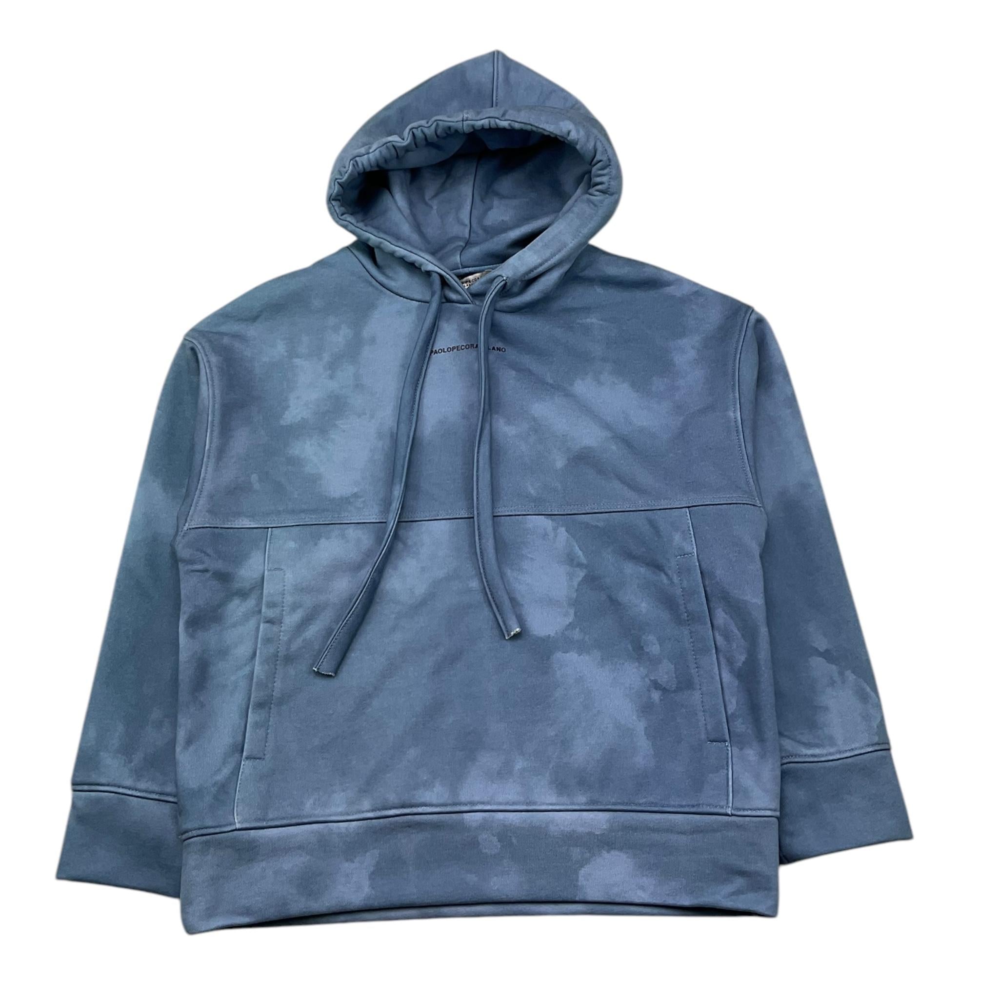 PAOLO PECORA felpa chiusa con cappuccio tinta unita Azzurro polvere per Bambino PP4158 AZZURRO POLVERE PAOLO PECORA