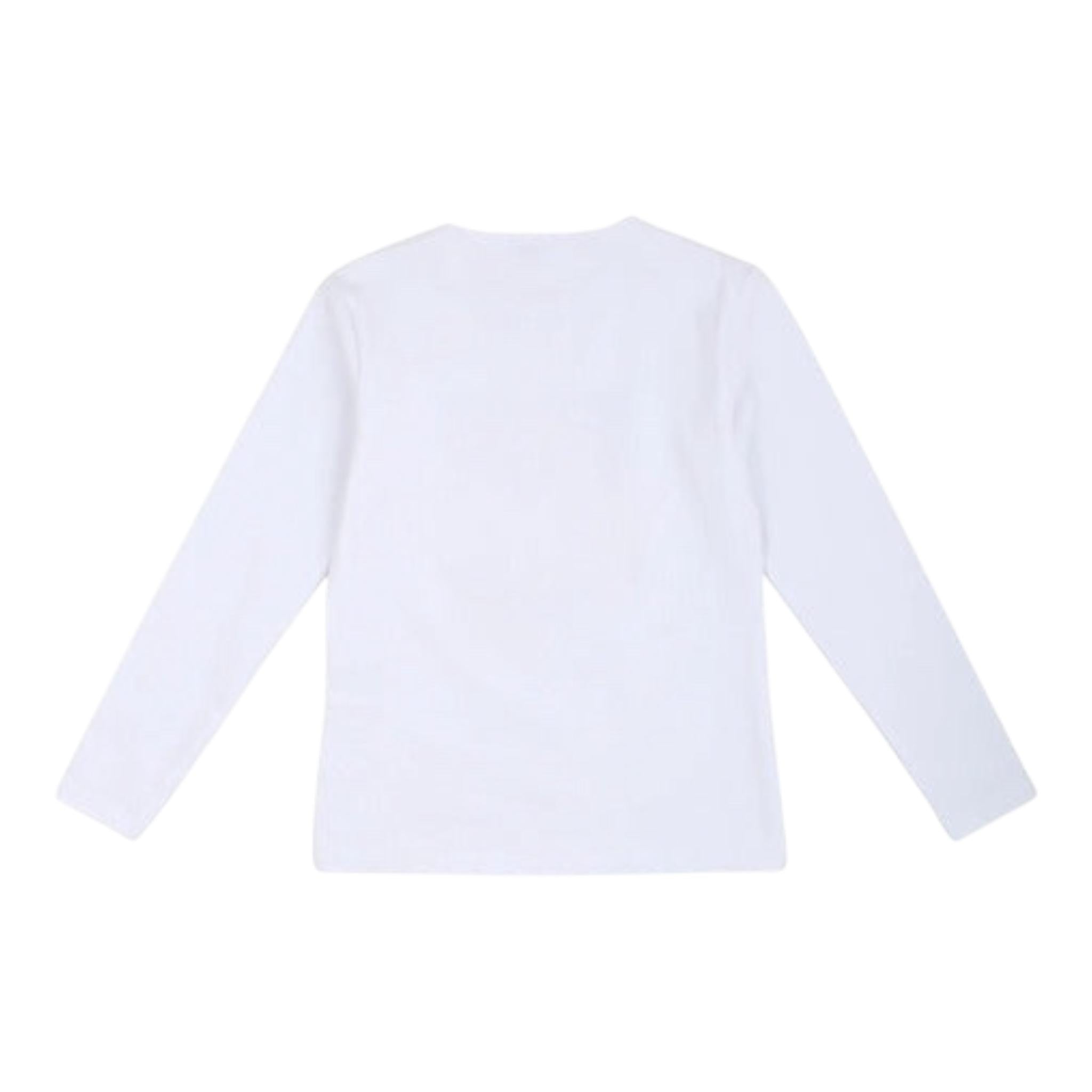 PINKO shirt girocollo tinta unita con stampa Bianco per Bambina F4PIJGTH151 BIANCO PINKO