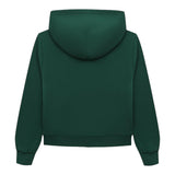 DOLCE & GABBANA felpa tinta unita con zip e cappuccio Verde per Bambino L4JWID VERDE DOLCE & GABBANA