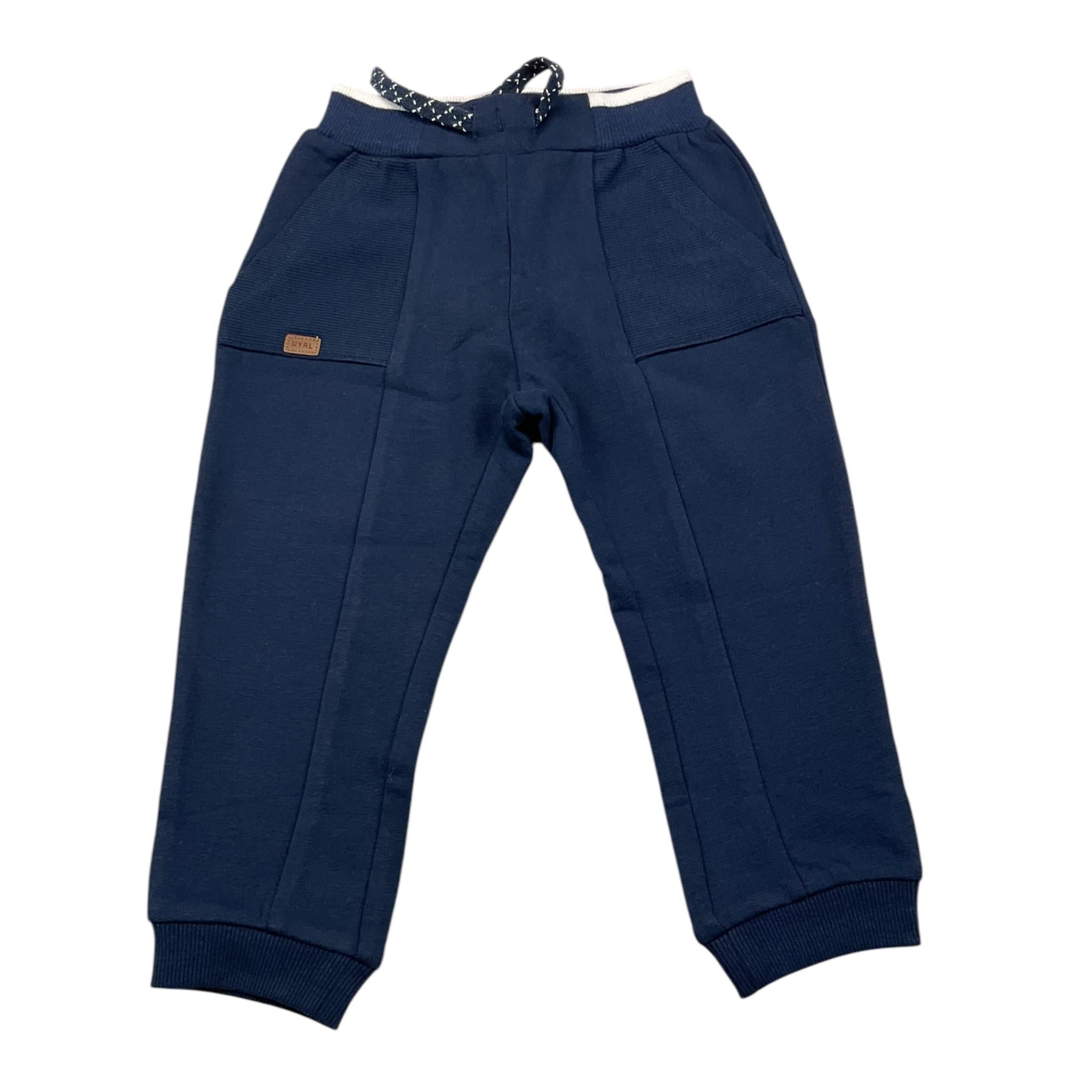 MAYORAL pantalone tuta tinta unita cn elastico in vita Blu per Neonato 2526 BLU MAYORAL
