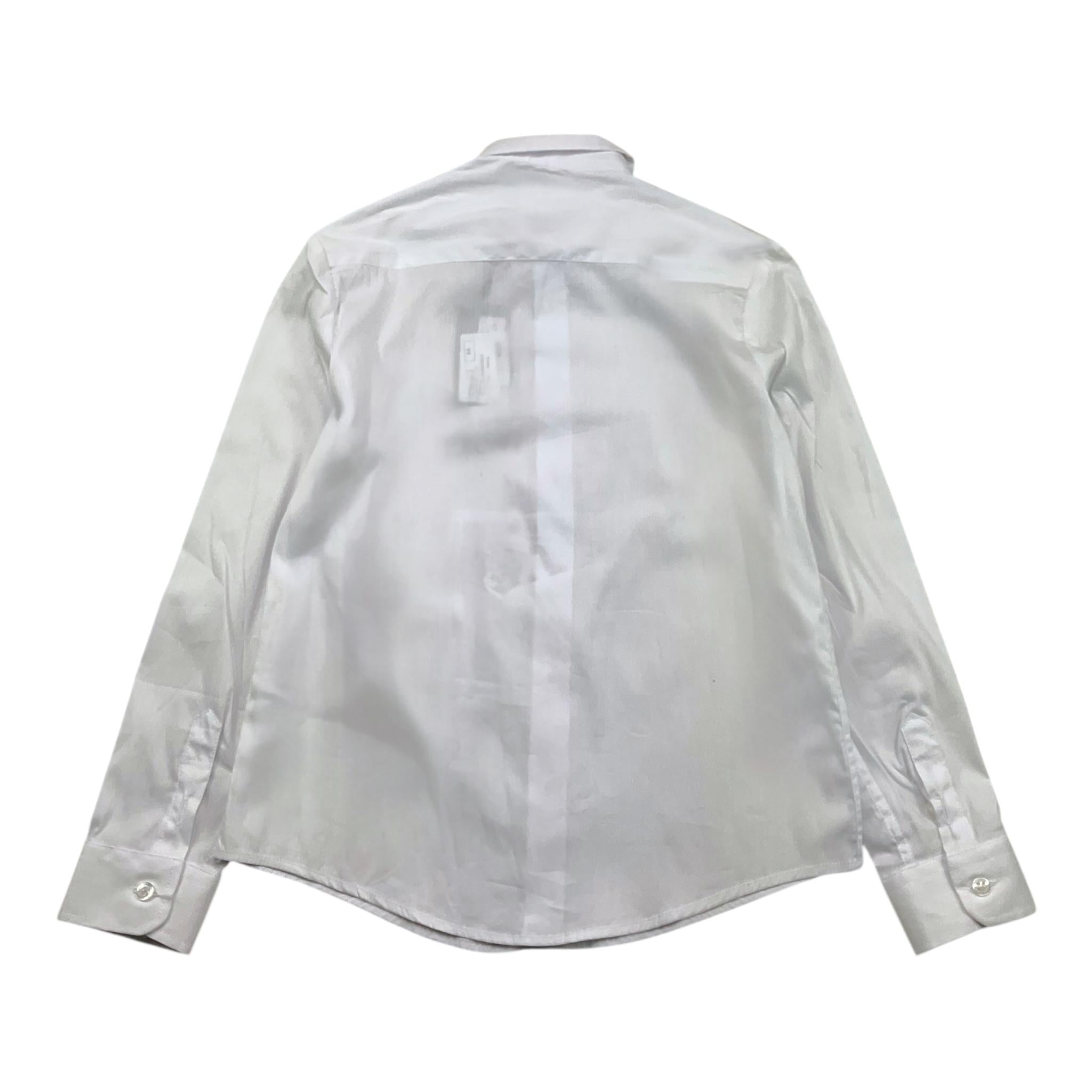DANIELE ALESSANDRINI camicia tinta unita Bianco per Bambino 1235C00058 BIANCO DANIELE ALESSANDRINI