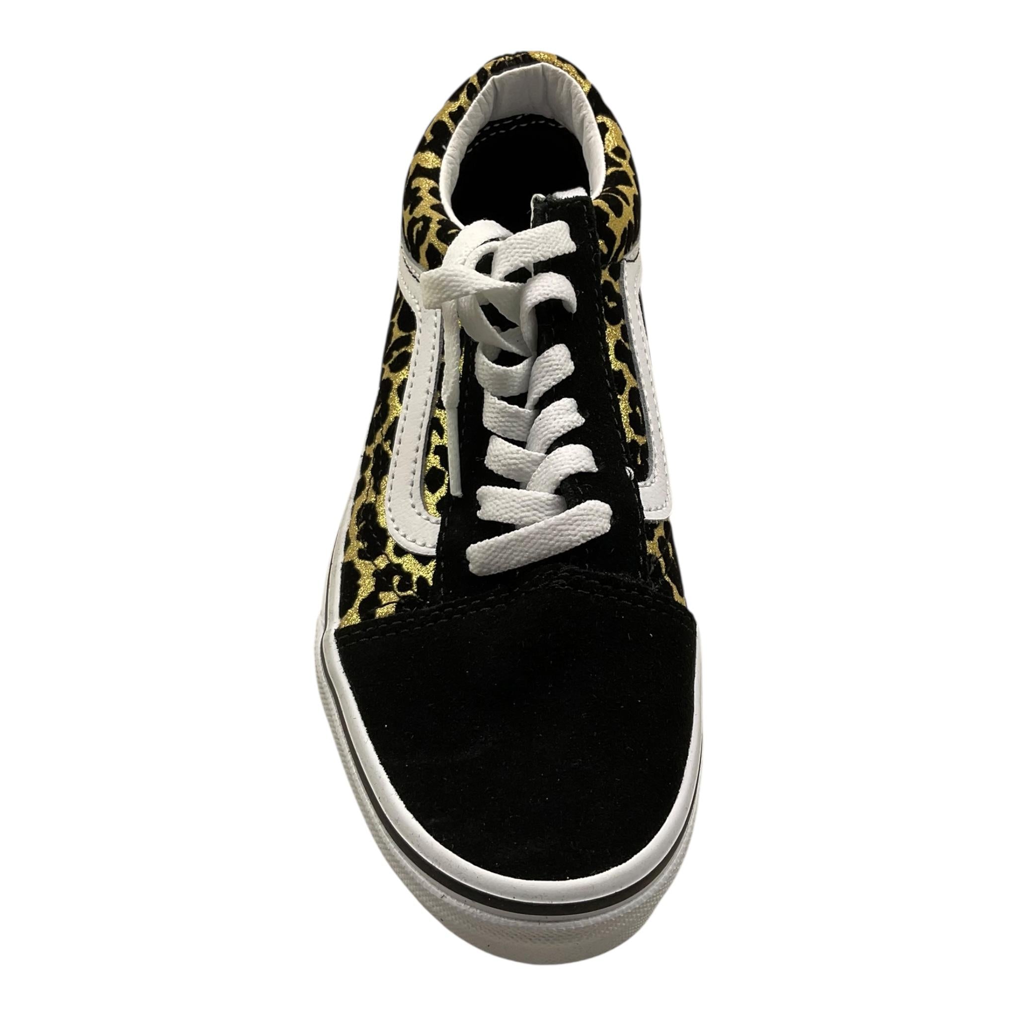 VANS sneakers fantasia maculata Nero per Bambina VN0A7Q5FABS1 NERO VANS