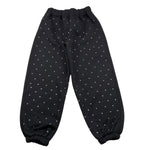 MARIUCCIA pantalone tuta tinta unita con brillantini Nero per Bambina MBW23P226 NERO MARIUCCIA