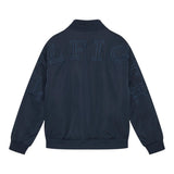 TOMMY HILFIGER giubbino tinta unita con zip e logo Blu per Bambino KB0KB09091 BLU TOMMY HILFIGER