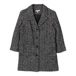 TWINSET cappotto tinta unita con logo Nero per Bambina 242GJ2241 NERO TWINSET