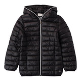 SARABANDA giubbino tinta unita con cappuccio Nero per Neonata 0A620 NERO SARABANDA