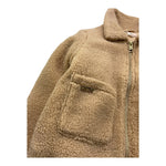 LIU JO giubbino tinta unita modello teddy con zip Beige per Neonata KF4105NX BEIGE LIU JO