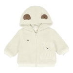 MAYORAL cappottino tinta unita modello teddy con zip e cappuccio Panna per Neonato 2450X PANNA MAYORAL